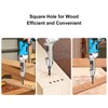 Square Hole Drill Bit Adapter, Aluminium Alloy Drill Press Drill