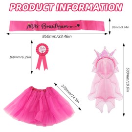 TUZHE Stag Night Men's Decoration 4-Piece Jga Men's Tutu Costume for Wedding Party Spoof