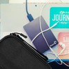 Rumyve Cable Organizer Bag,Double Electronic Accessories Bag Organizer Cable,Portable Waterproof