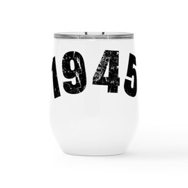 CafePress 1945 Year Vintage Insulated Wine Tumbler 12 oz