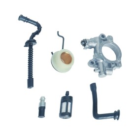 Oil pump oiler worm gear kit, compatible with the oil pump worm gear of MS390 MS310 MS290 029 039 chainsaw, replace parts 1127 640 3200, 1127 640 3204, 1143 647 9401, 1140 647 9402