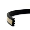 Extruded Solutions ESI Ribbed Rectangle EPDM Rubber Seal .187” H