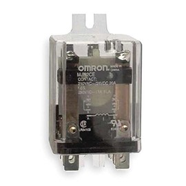 OMRON Industrial Automation MJN2C-E-AC120 Power Relay, DPDT, 120VAC, 20A, Flange