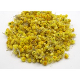 Generic Helichrysum Immortelle Dried Flowers (4 OZ = 113 grams) Sandy Immortelle Herb Tea Wild Harvest from Armenia
