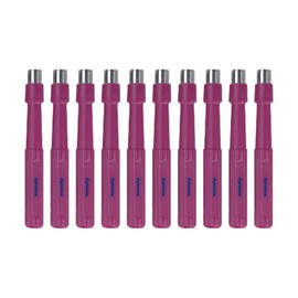 Sterile Disposable Biopsy Punch Curettes, Size 8MM, Biopsy Dermal Punch Curette for Piercing & Lab Use with Protective Handle, 10 Pack