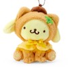 Sanrio 799386 Pompom Pudding, Dressing Up Cat Mascot Holder