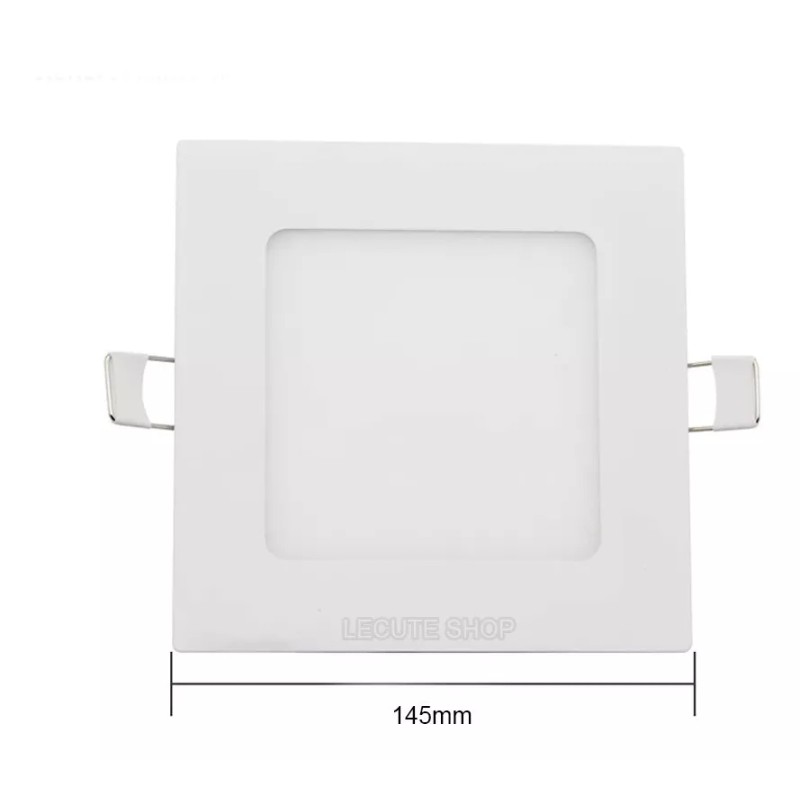 Megaluz Lampara Luz Led Cuadrada Empotrar 14.5cm 9w Foco Reflector