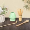 Handcrafted Matcha Whisk Set of 4 - Traditional Bamboo Whisk