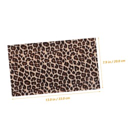 jojofuny 6pcs Faux Leather Set Decorative Crafting Material for DIY Projects Bright Colored Patterns for Clothing Accessories and More Versatile Synthetic Leather for Bows Handbags and Home