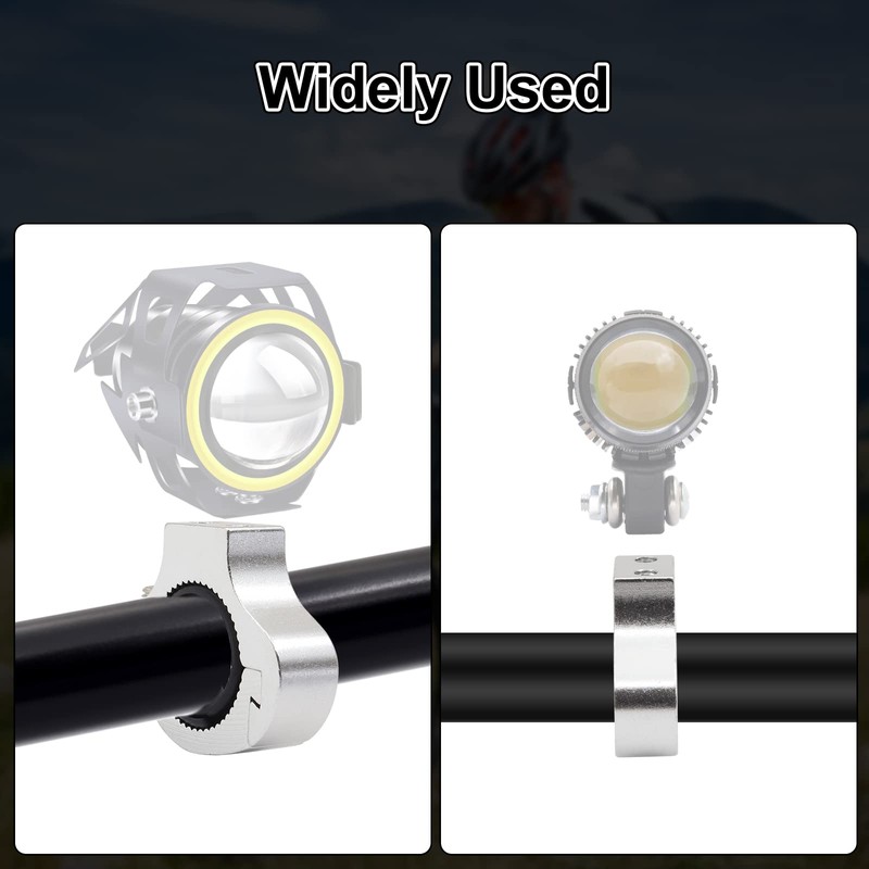Biqing 1PC Motorcycle Spotlight Mount Bracket,Multifunctional Motorcycle Fog Light Tube