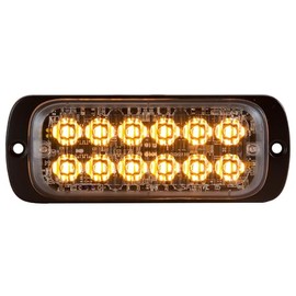 Buyers Products Thin Dual Row 4.5 Inch Amber LED Strobe Light