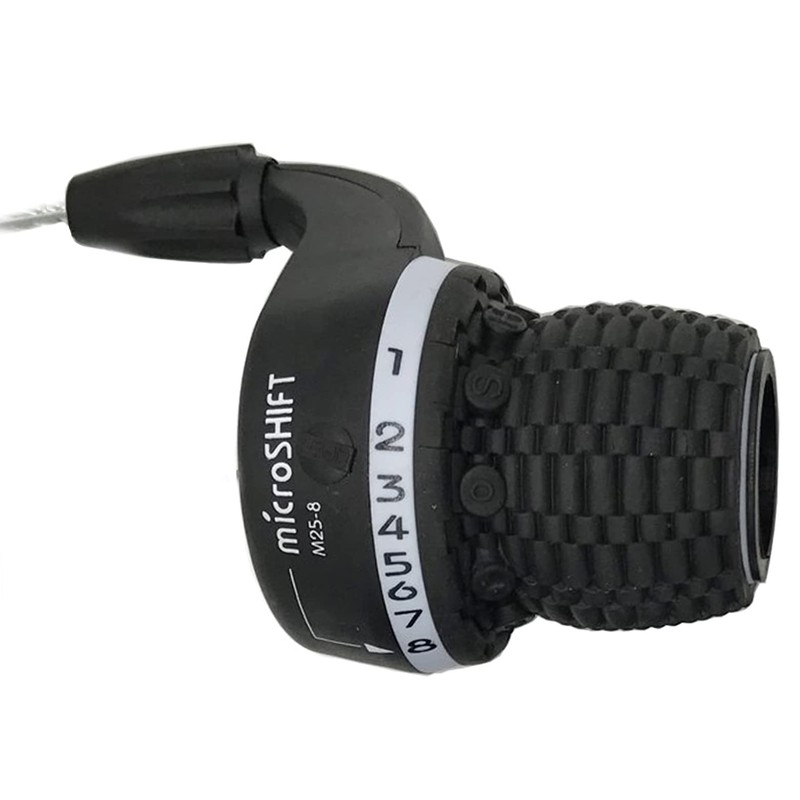 Microshift MTB Bike Bicycle Twist Grip Gear MS25-8 Shifters 3X8