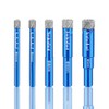 Diamantbohrer Fliesenbohrer Set 5PCS Glasbohrer für Glas Keramik Granit Winkelschleifer