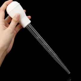 WEAVERBIRD White Manual Fish Tank Water Changer Aquarium Dropper, 30ml Aquarium Clean Pipette Dropper, Fish Tank Cleaning Waste Remover, 11-inch Aquarium Gravel Cleaning Straw