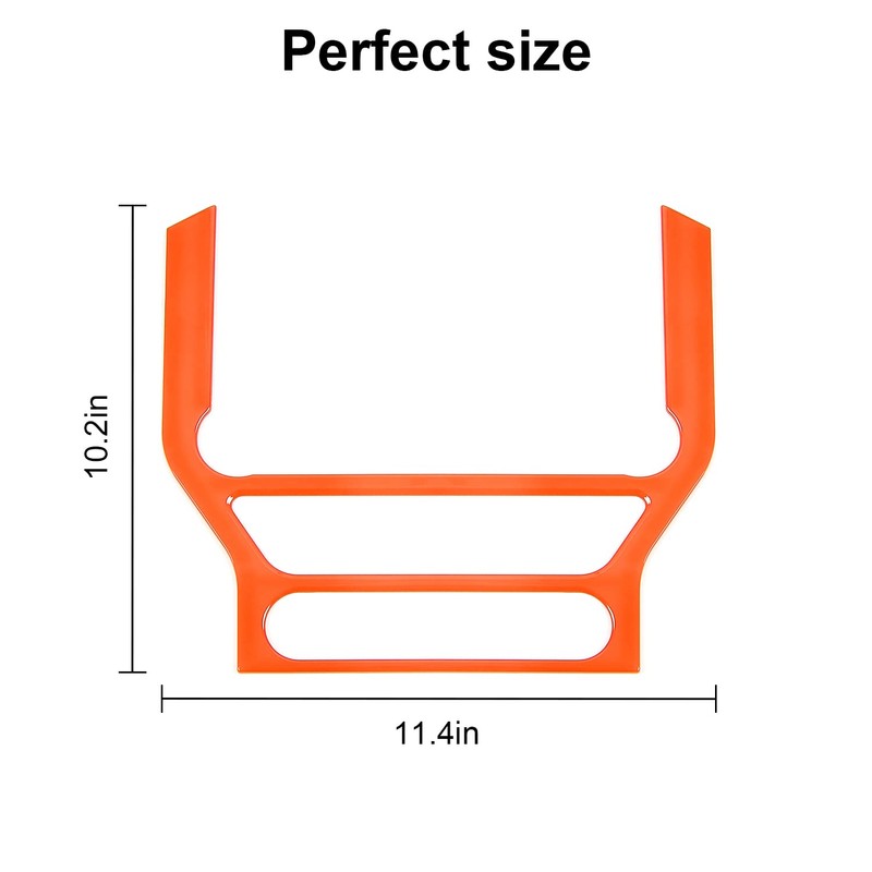 CheroCar for Mustang Center Console Navigation Screen Panel Cover Frame