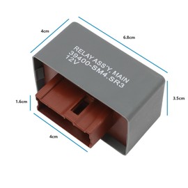 Fuel Pump Main Relay Assembly Compatible with Honda 1998-2002 Accord 1998-2004 Odyssey 2001-2003 2003-2004 Pilot Mitsuba Relay OE Replacement 39400-S84-003