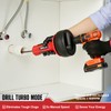 POPULO Drain Auger, Auto Feed Plumbing Snake Clog Remover for