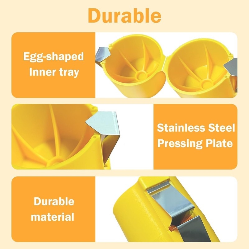 Hikyueo 3Pcs Egg Shell Opener, Egg Peeler Tool for Eggs,