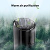 Black Portable Car Heater Quick Heating Automatic Overheat Protection Car