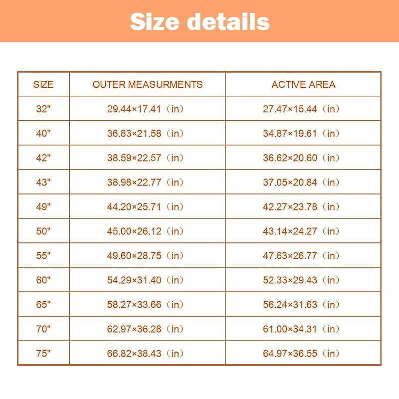 Senisway 40 Inch 20 Points IR Touch Frame Multi-Touch Infrared