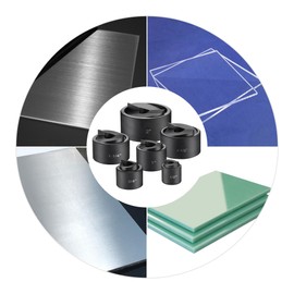 Yescom 6 Ton Manual Knockout Hole Punch Driver Kit 1/2" to 2" 6-Die Conduit Cutter