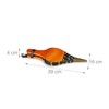 Relaxdays Blower Bellows Grill & Fireplace Rustic Hand Bellows Gold
