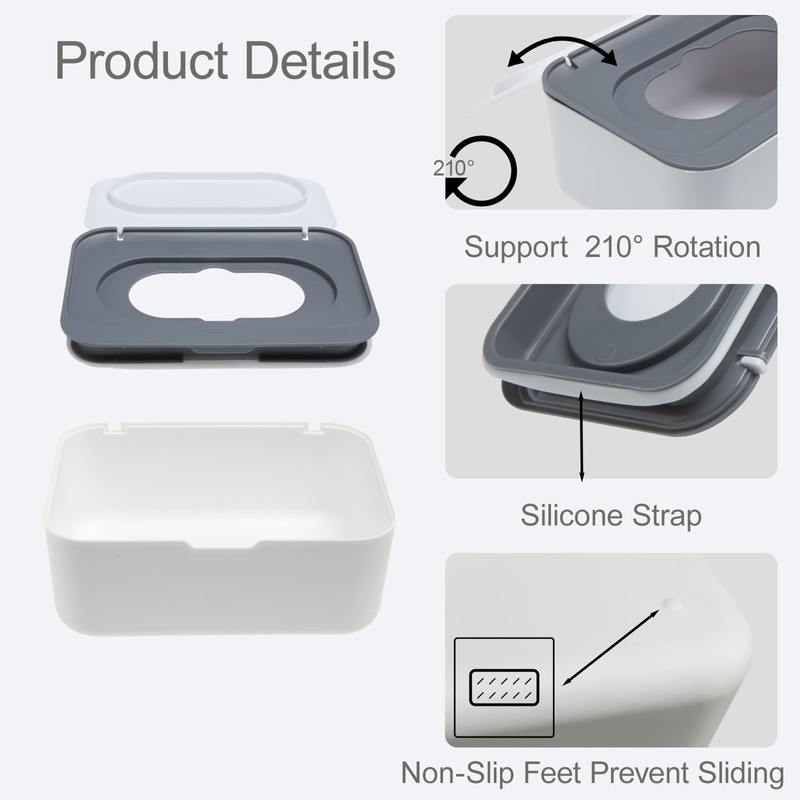 Flushable Wipes Dispenser Compatible with Cottonelle, Wipe Holder for Bathroom