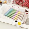 Colourcolor Pastel Retractable Ballpoint Pens,Medium Point 1.0mm Black Ink,Quick Drying,Smearing