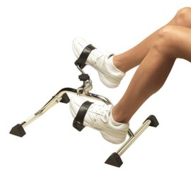 PCP Pedal Exerciser Senior Rehab Arm or Leg Conditioning, Chrome