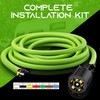 GearIT 7 Way Trailer Cord (16 Feet) 7-Pin Plug Weatherproof