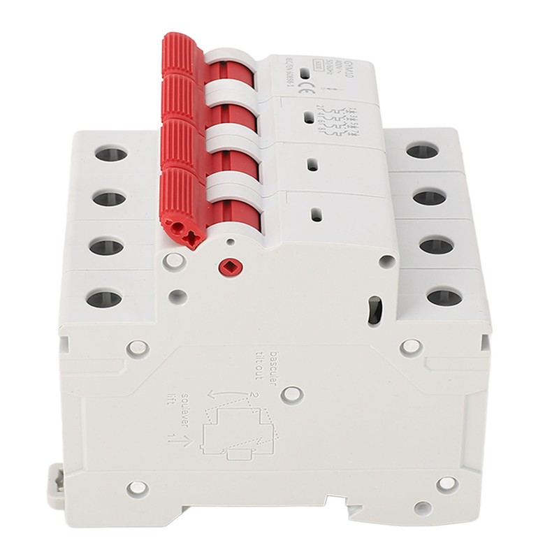 Miniature Circuit Breaker 4P 400V Overload Protection Isolator Switch for