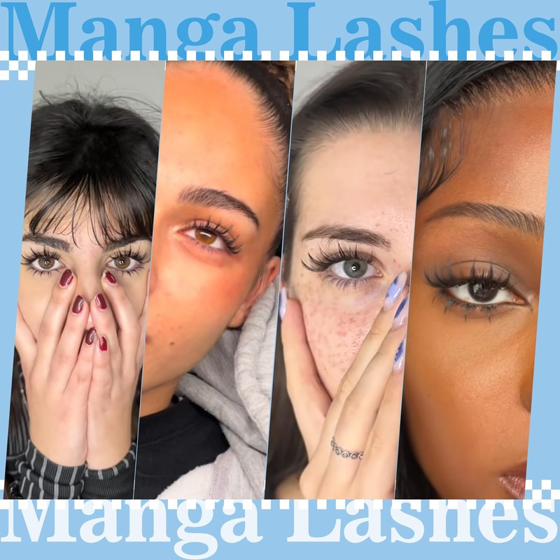 Fairy Lash Clusters Kit Manga Lash Extension Kit Invisible Band