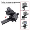 Camera Slider Dual Axis 4-Way Macro Rail Focusing Rail Slider,