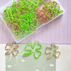 5WYOUKE 30pcs Paper Clips, Clover Clips, Zem Clips, Cute Bookmarks,