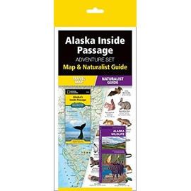Alaska Inside Passage Adventure Set: Travel Map & Wildlife Guide