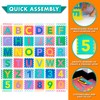 ProSource Kids Puzzle Alphabet, Numbers, 36 Tiles and Edges Play