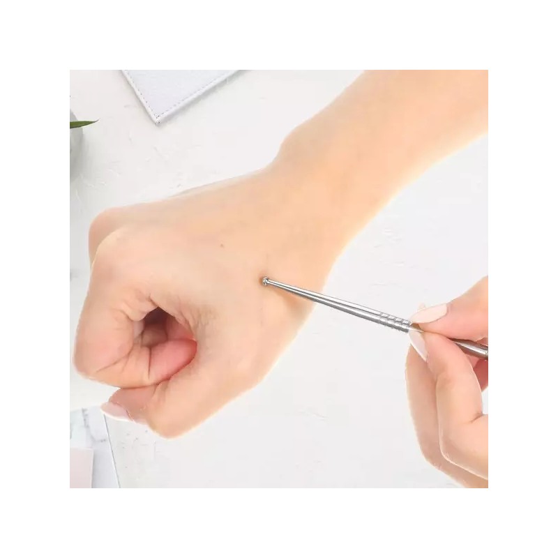 3피스 침구 안면 반사 마사지 도구 귀 지압 및 얼굴