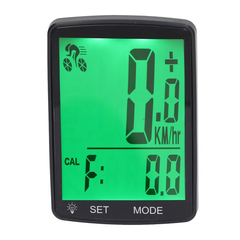 Bicycle Computer with Speed Cadence Sensor 2.8in LCD Display Bike