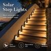 Solar Step Lights for Outdoor Stairs – Warm White LED