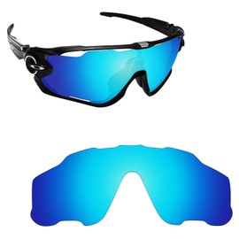 Alphax Ice Blue Polarized Replacement Lenses Fit for Oakley Jaw-breaker OO9290