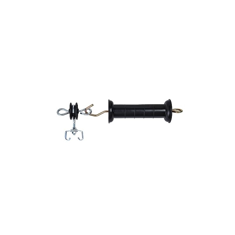 Farm Electric Fence T-Post Gate Handle Anchors Double Hook, galvanised