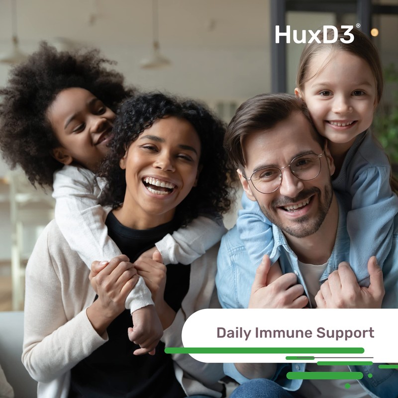 Hux D3 Vitamin 3200iu, Huxley Europe, Vegetarian Capsules, Suitable for