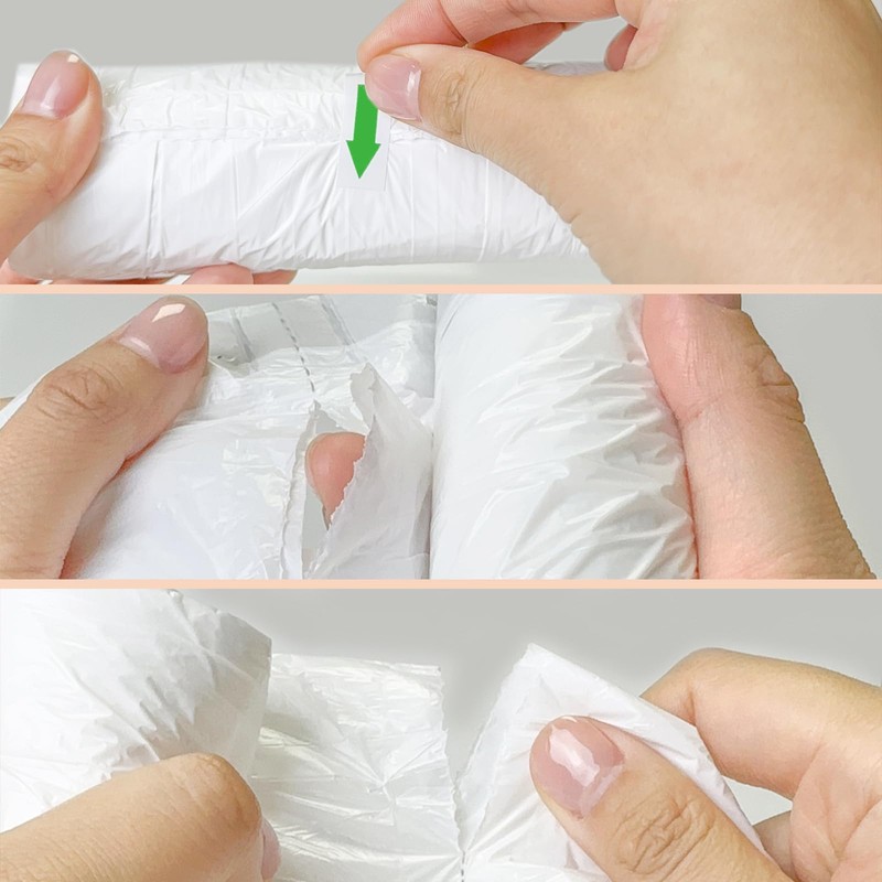 4 Gallon Trash-Bags Small-Bathroom Garbage-Bag Drawstring - Strong Kitchen White
