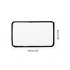 sourcing map 60pcs Sublimation Patch Blank, 10x6cm/3.94x2.36 Inch Rectangle Fabric