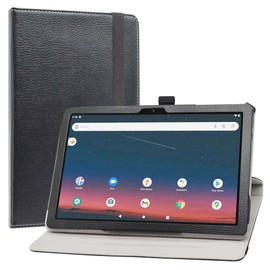 LiuShan Compatible with Onn 10.1 Gen 3 Tablet Rotation case,360 Degree Rotation Stand PU Cover for Onn 10.1 inch Gen 3 (2022 Model:100071485) (Not Fit Onn 10.1 2019 2020/Onn 10.1 Pro/Onn 8),Black