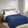 BELIZZI HOME 100% Cotton Bed Blanket, Breathable Thermal Blanket Full