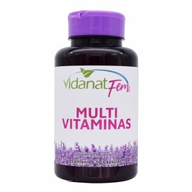 Vidanat Multivitaminico para Mujer 30 Cápsulas