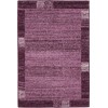 Unique Loom Del Mar Collection Contemporary Transitional Purple Area Rug