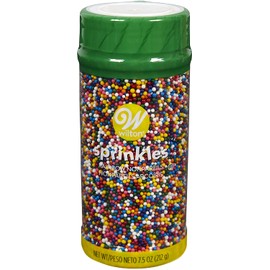 Wilton Rainbow Nonpareils Food Decorative, 7.5-Ounce