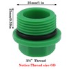 fengxiaomin 6PCS Male Threaded PPR End Cap Plugs Garden Hose